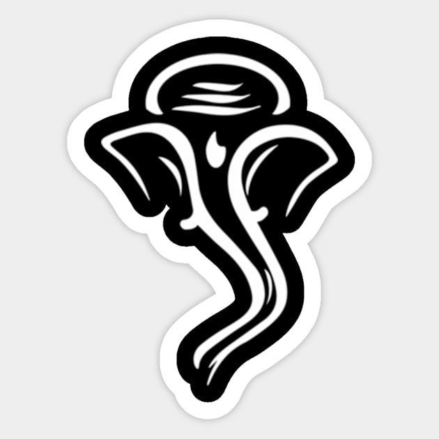 Ganesh Sticker by Sink-Lux